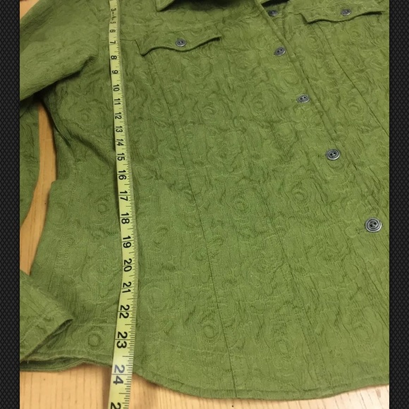 Additions, by Chico’s, blouse, green, size 3.: - Picture 4 of 6